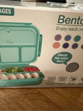 Bento Lunchbox - Grey Compartmentalized Snack Tray
